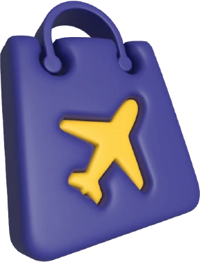 Travel retail 3D icon